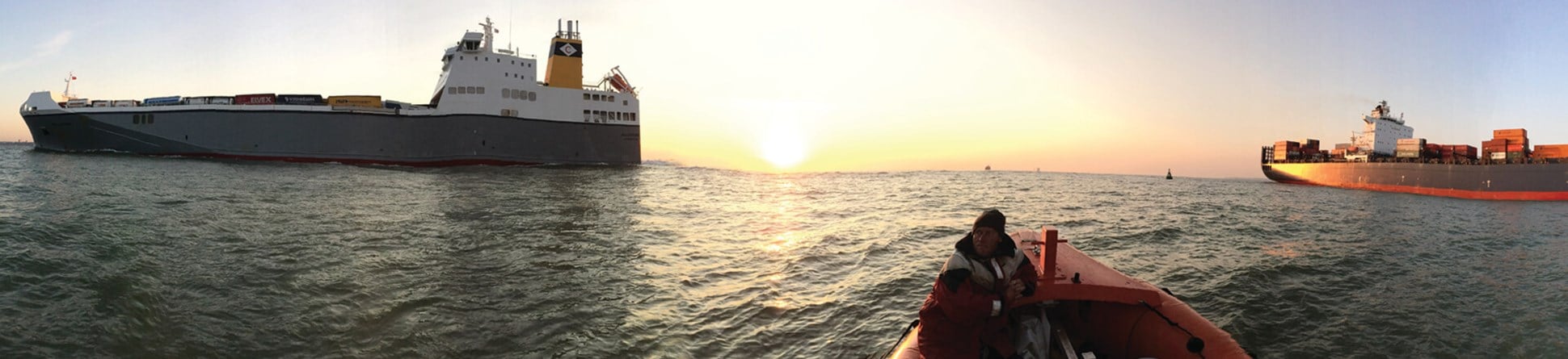 The wreck of the London lies under water in this challenging busy shipping environment off the coast of Kent.